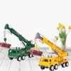Large Yellow Toy Crane Plastic Construction Vehicle Model For Boys Inertia Driven Ideal For Emotional, Visual, And Intellectual Development Great For