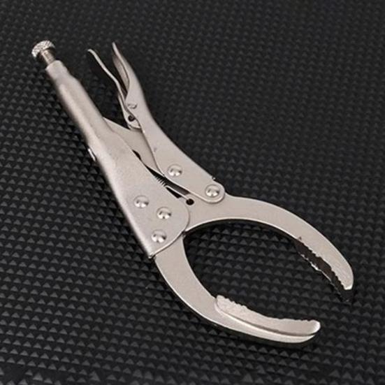 Oil Filter Pliers Heavy Duty Metal Adjustable Oil Filter Wrench Multi-functional Oil Filter Removal Tools Car Accessories