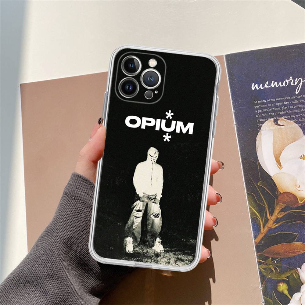O-Opium Rap Playboi Carti For IPhone 17 16 15 14 13 12 11 Pro Max Plus Phone Case High End Silicone