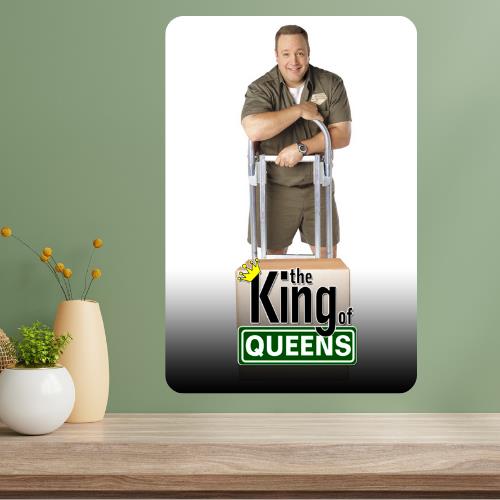 King of Queens Classic TV Show Metal Poster Sign 20x30cm（7.8x11.8inch）