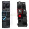 For Hyundai Veloster 2012 2013 2014 2015 2016 2017 Front Left Master Power Window Control Switch Button 935702V000 93570-2V000