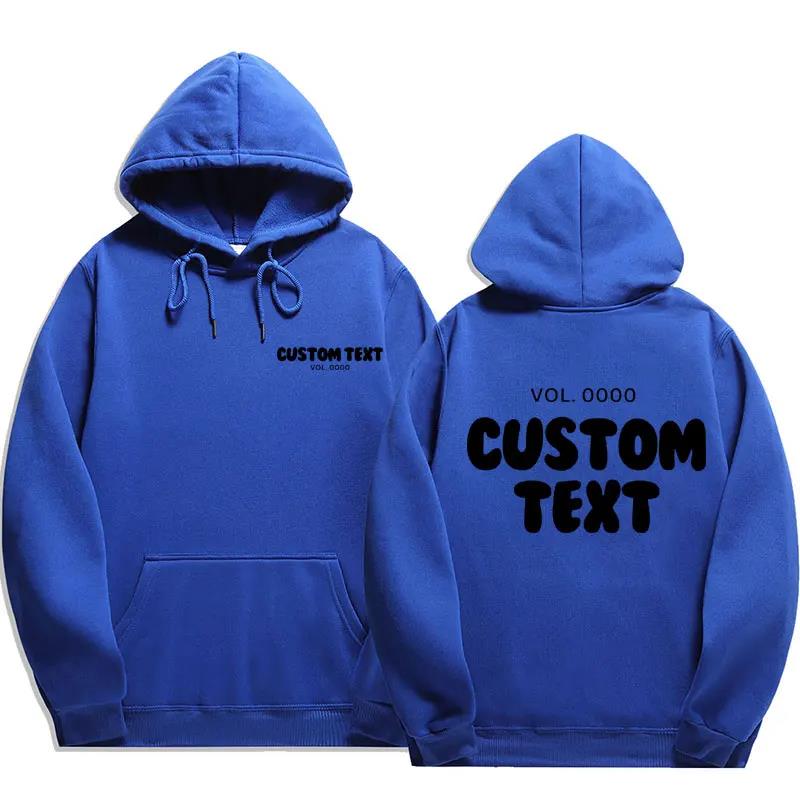 Felpa con Cappuccio con Testo Personalizzato Uomo Moda Felpa Cool Casual Harajuku Street Wear Pullover con Cappuccio Streetwear Felpe con Cappuccio e Felpe da Uomo