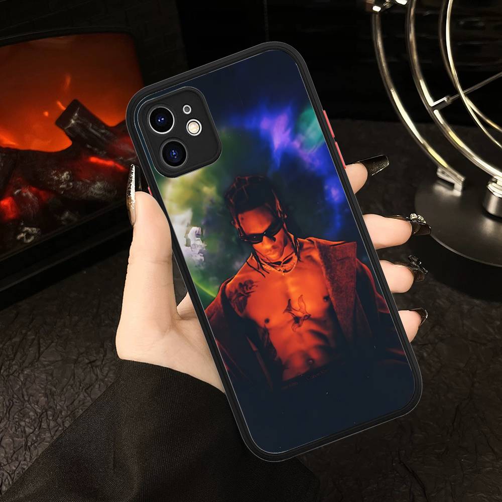 Luxury Travis Scott Cactus Jack For IPhone 16 15 14 Plus 13 12 11 Pro Max X XS MAX Matte Color Aesthetic Phone Cover