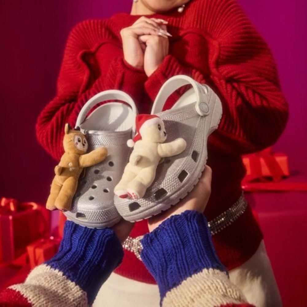 Crocs Unisex Classic Glitter Clog 205942 6wv