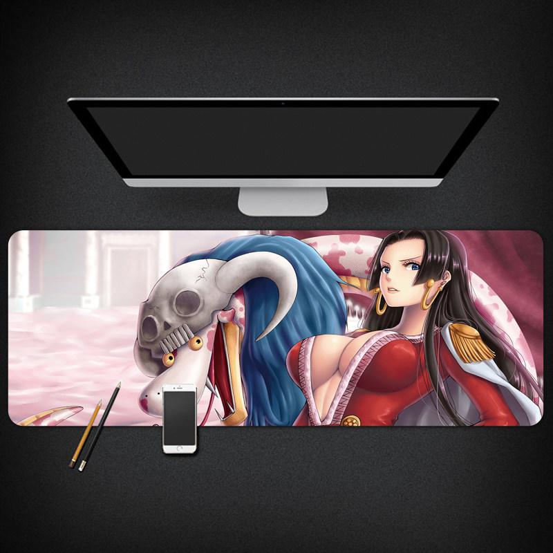 Waterproof Mouse Mat ONE PIECE Animation Peripheral Luffy Roronoa Zoro Dormitory Second Dimensional Computer Keyboard Table Mat