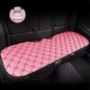 Bamboo Charcoal Leather Car Seat Cushion Set, Three-Piece, No Backrest, All-Season Interior Kit