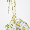 2025 Spring/Summer Floral Print Slimming Camisole Dress for Women