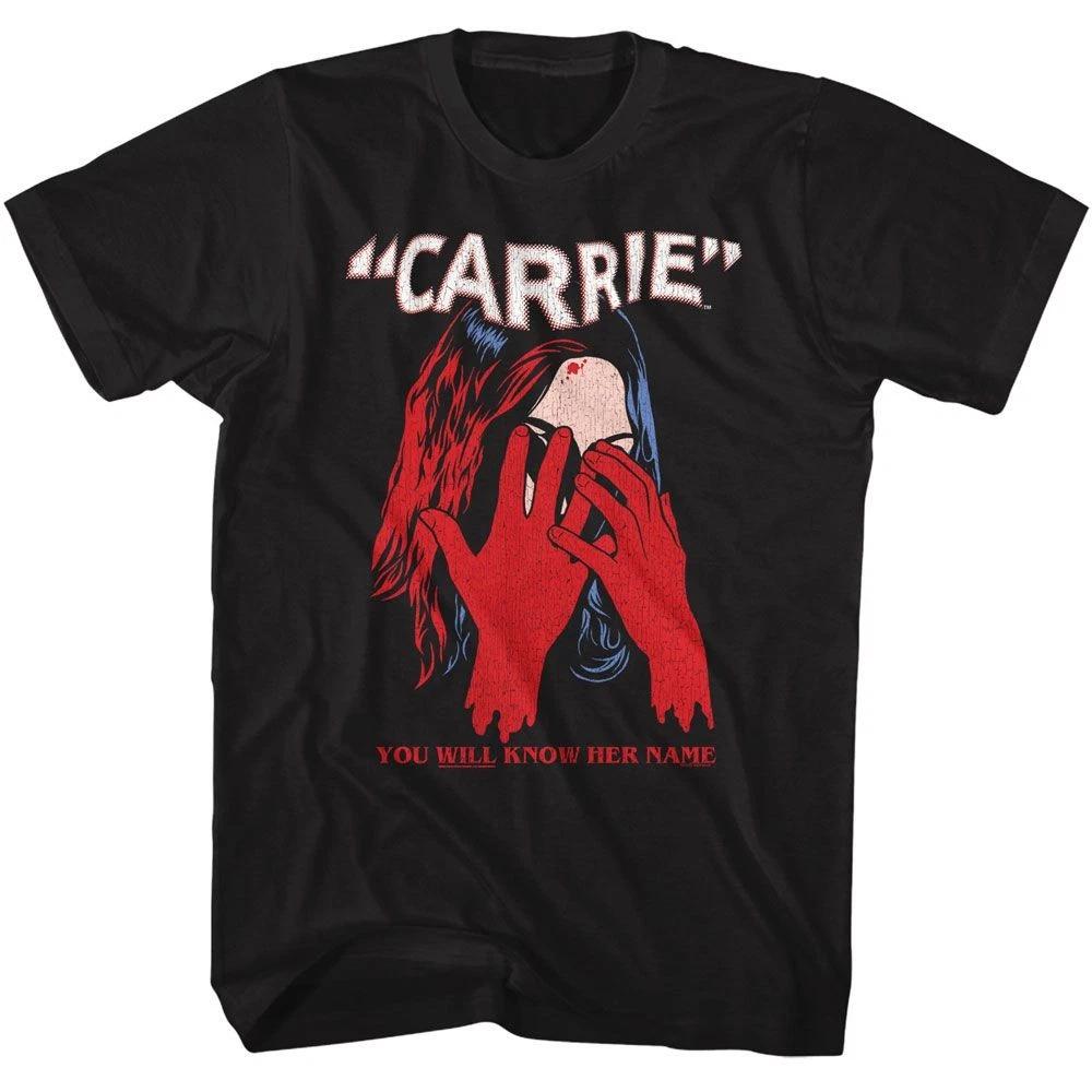 Carrie Face Cover Black Movie Shirt 120