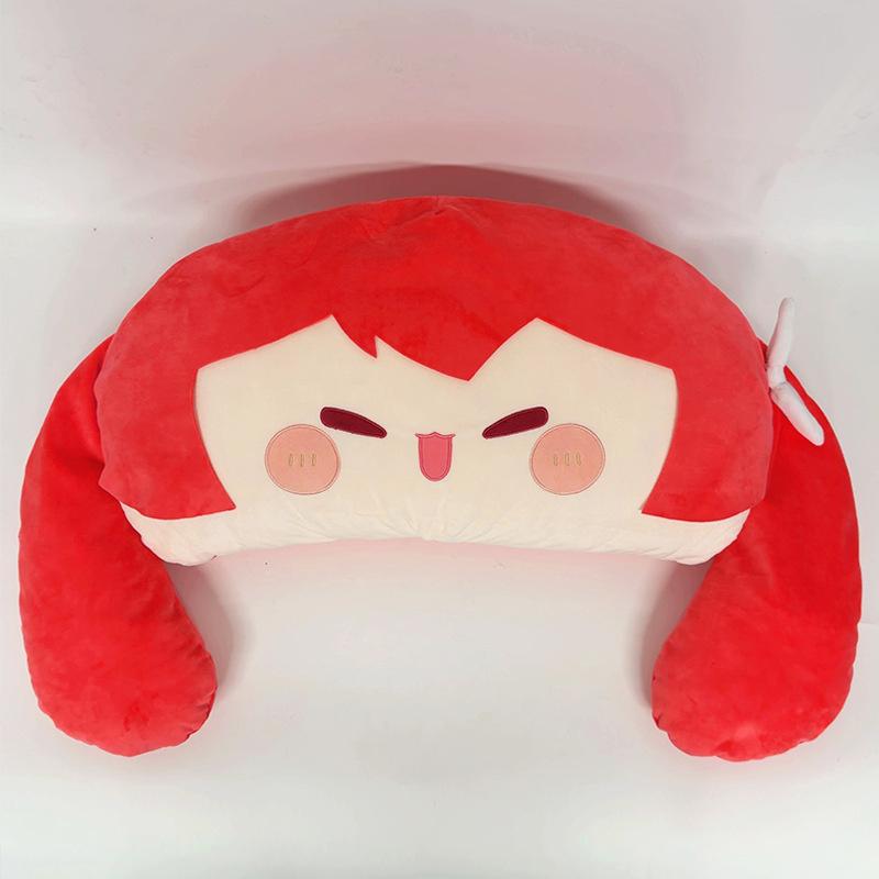 Kasane Teto Plush: Virtual Singer Themed Hugging Pillow, Soft Stuffed Toy & Cute Doll for Anime & Vocaloid Fans