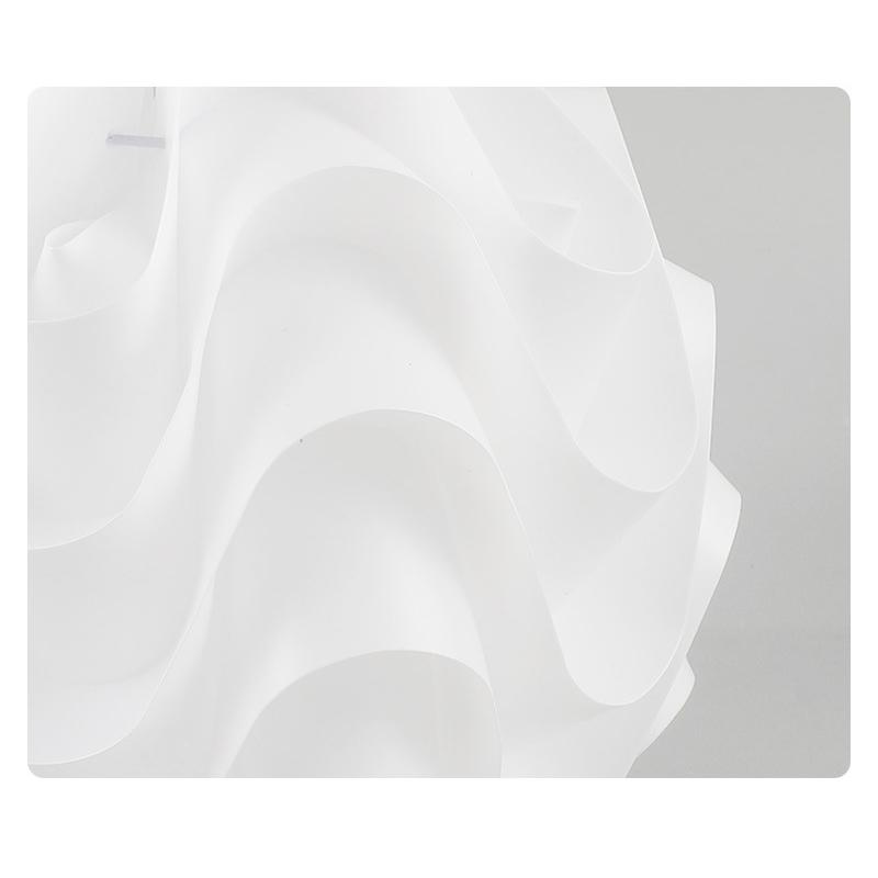 Pp Wave Ball Lampshade Petal Table Lamp Shade Light Durable Cover Design Lampshade Protector Household Chic