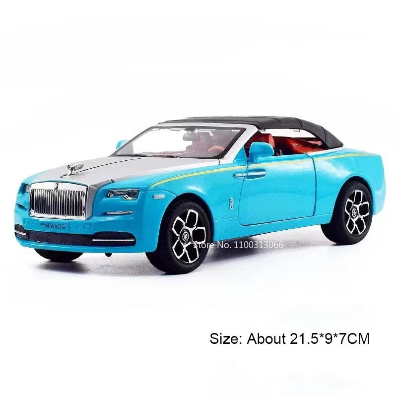1:24 Rolls Royce Phantom Dawn Miniature Models Cars Alloy Diecasts Toys Vehicles Model Pull Back Car Toys Boys Festival Gifts