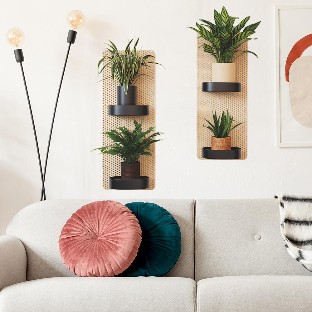 Simulation 3D grüne Pflanze Topf Schlafzimmer Wohnzimmer Balkon Hause Verschönerung Wandaufkleber