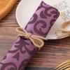 Set of 10 Farmhouse Braided Linen Rope Bowknot Napkin Rings Handmade Napkin Holders For Wedding Parties Banquets Decors