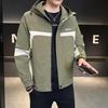 Arbeitsjacke Herren Frühling und Herbst Neue Lockere Kapuzenjacke Herren Frühling Lässige Oberteile