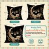 Ramadan Crescent And Plant Pillowcase Bedroom Sofa Cushion Cover 100% Polyester Living Room Cushion Pillowcase Home Decor