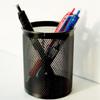 Mesh Pen Holder Large Capacity Prevent Slip Desktop Pen Container for Pencils Erasers Stationery