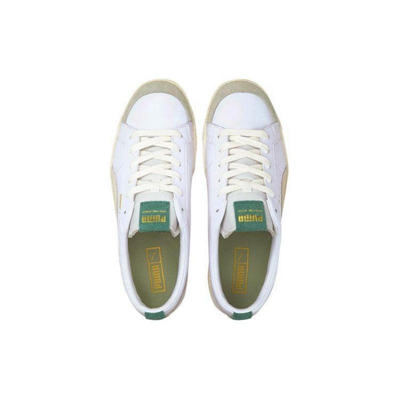 Puma Ralph Sampson 70 Lo Unisex Vintage Skate Shoes White Apricot Green 375474-01