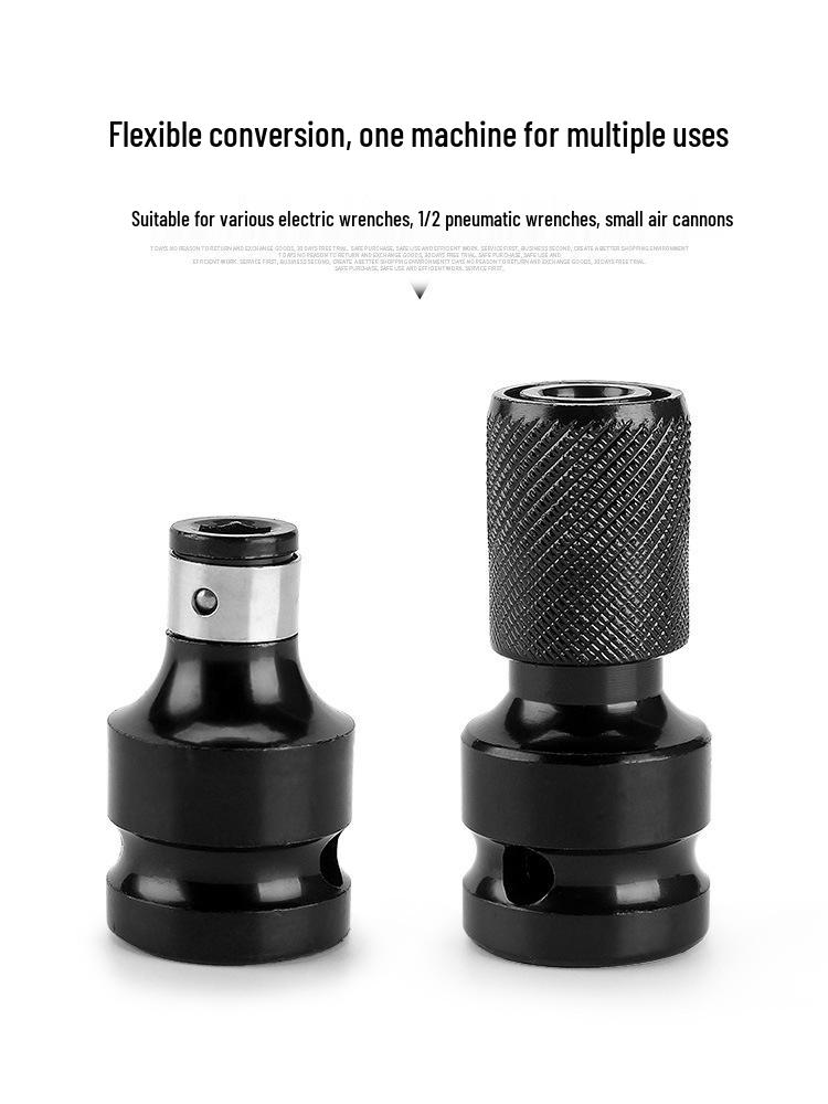 Telescopic Spring Sleeve Multi-function Electric Drill Adapter & Socket Converter