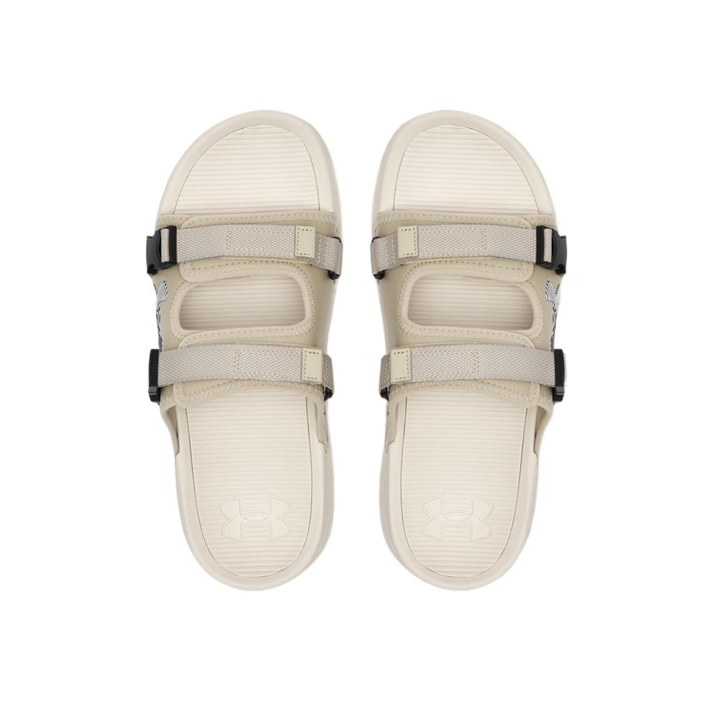 Under Armour Hareketli Rahat Çok Yönlü Basit Moda Terlik Sandalet Unisex Ayakkabı Kahverengi 6007202-290