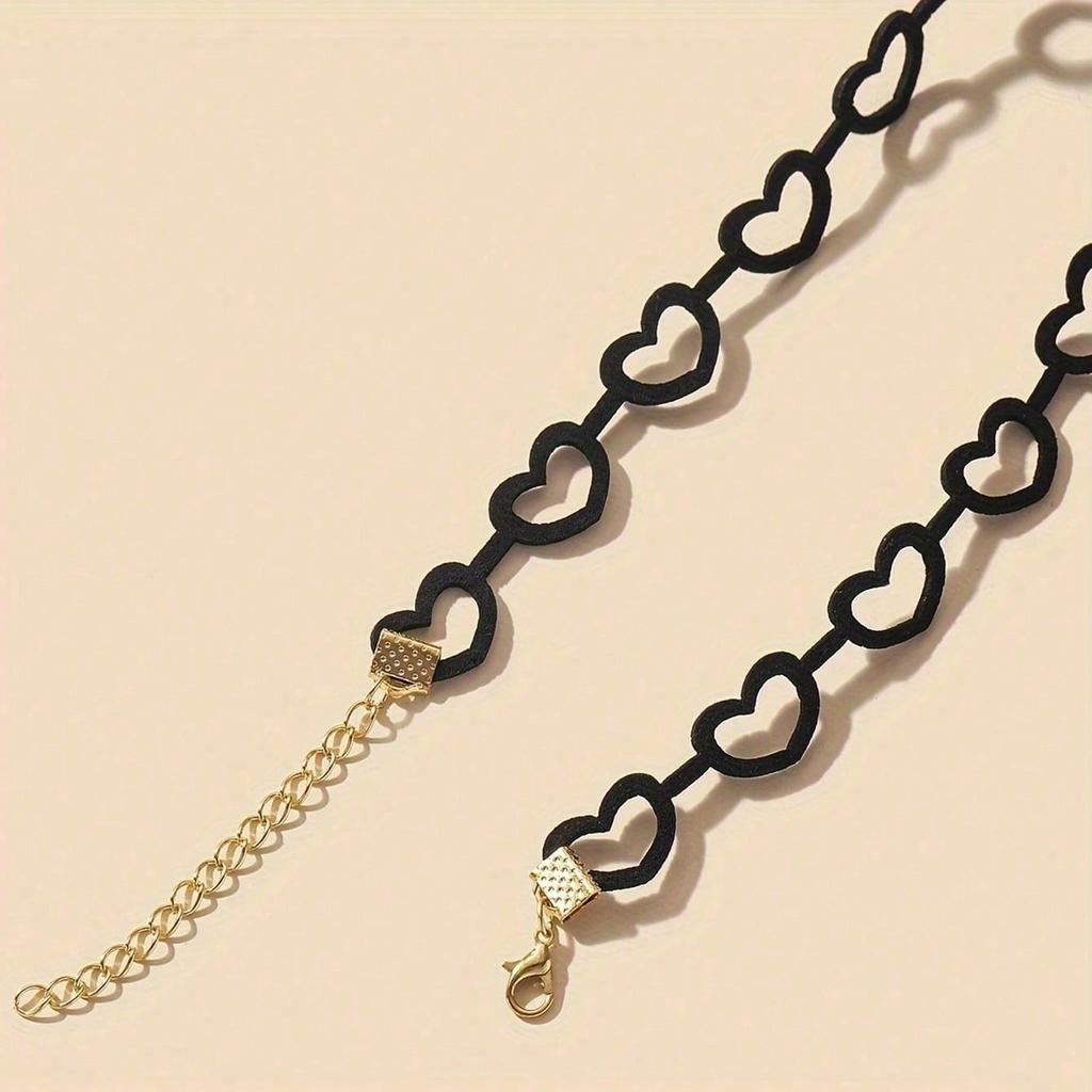 Necklace love lace retro collarbone chain neck chain punk loli collar women's vacation party