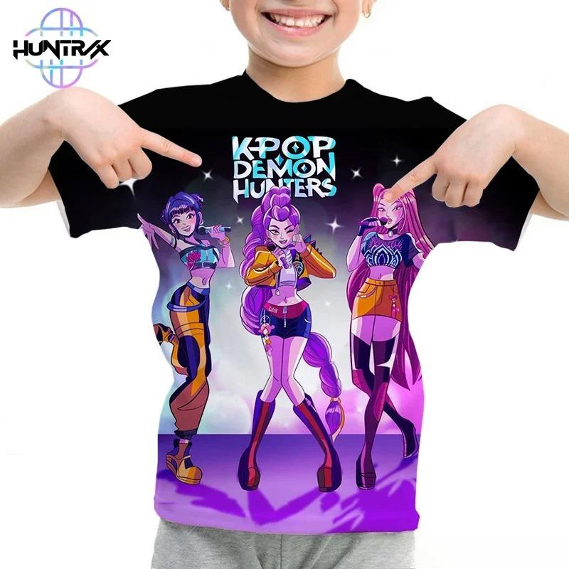 T-Shirts Girls Children's Cartoon Printed Short Sleeve Casual Fashion Girls Comfortable T-Shirt Clothing