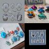 Silicone Nail Art Mold With Small Shark Crab Drift Bottle Designs For Manicure Fashionable Nail Art Design Mould