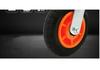 5" Solid Rubber Flat Cart Caster, 6" Industrial Caster, 8" Directional Movable Heavy Duty Load Bearing