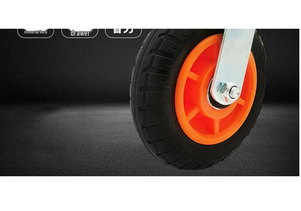 5" Solid Rubber Flat Cart Caster, 6" Industrial Caster, 8" Directional Movable Heavy Duty Load Bearing