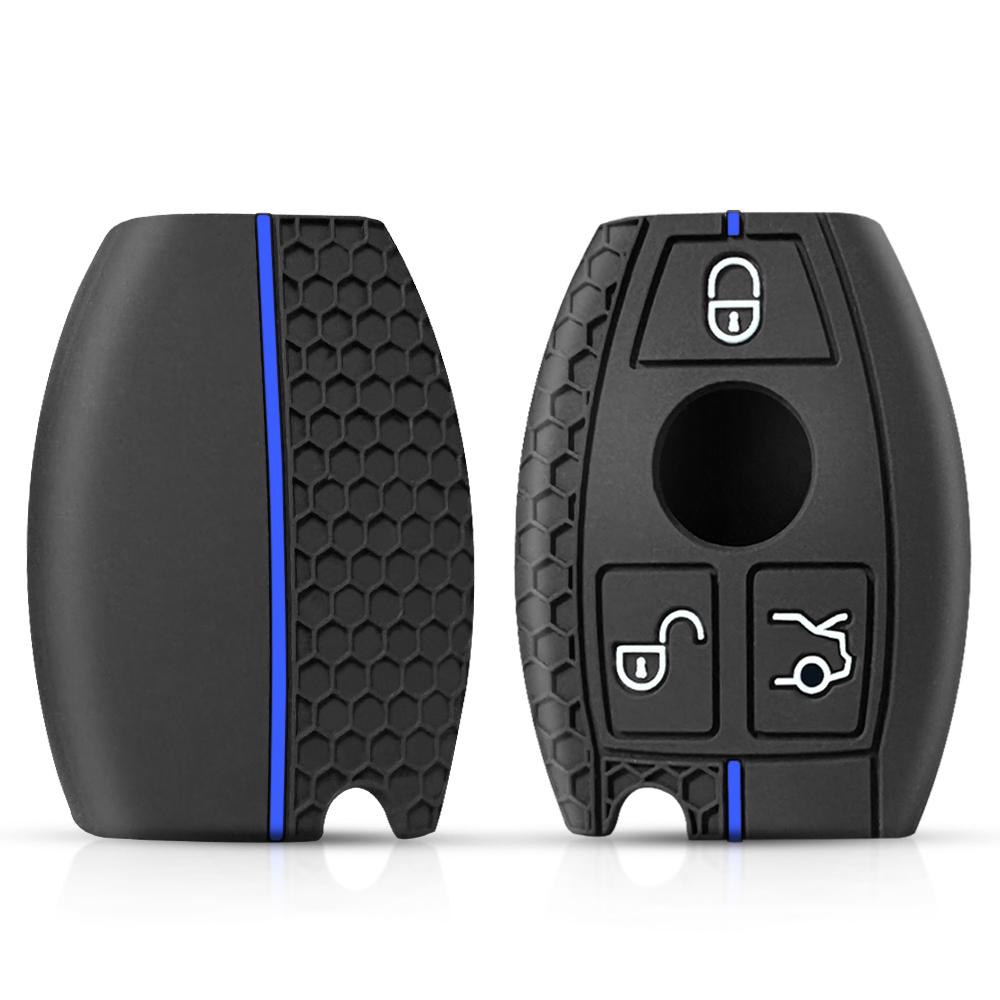 Key Case for Mercedes Benz W203 W210 W211 AMG C E S CLS CLK CLA Key Cover for Benz C350 GLK GLC GLE350 GLS500 SLC 260 Flip Key