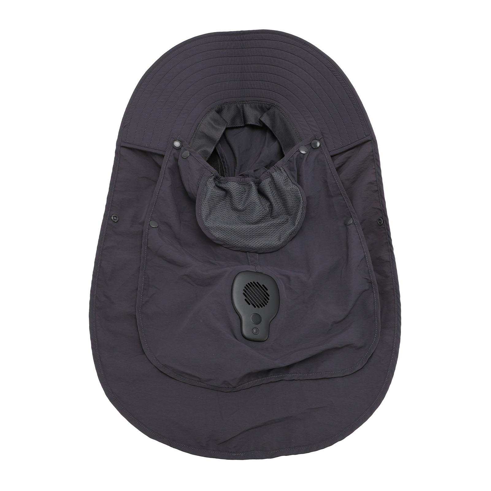 

Солнцезащитная шляпа для лица и шеи с защитой от ультрафиолета, дышащая, с широкими полями, для мужчин и женщин, с вентилятором для езды на велосипеде