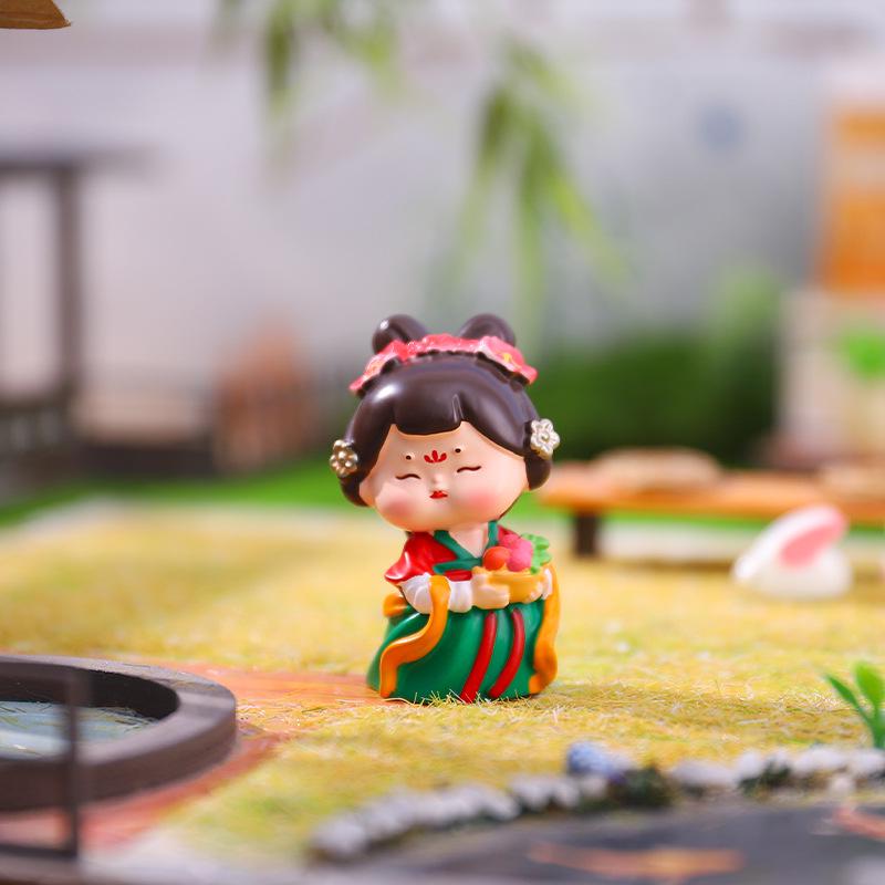 Şarap Dolabı ve Oturma Odası İçin Yaratıcı Retro Prenses Figür Dekorasyonu