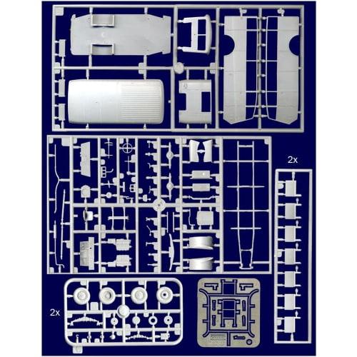 Roden 1/72 Scale German Opel Military Staff Bus W39 Plastic Model Kit RE72720