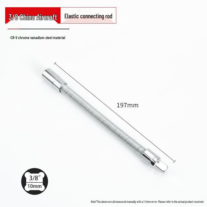 Flexible Socket Extension Bars: Power, Large, Medium, Small Fly Bars, Quick Ratchet Wrench Extensions.