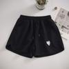 Pantalones Cortos Casuales con Diseño de Corazones para Mujer Verano Nuevos Dulces Casuales Deportivos