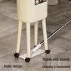 Premium Large-Capacity Trash Can with Lid – Ideal for Living Room, Bedroom, and Kitchen; Elevated Design for Easy Use.