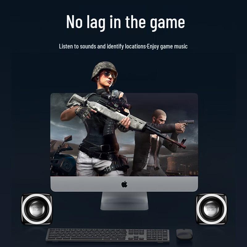 Soaiy SA-C5 Mini Wired Desktop Speakers