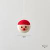 Christmas Festival Snowflake Pendant: Felt Gingerbread Cartoon Ornament
