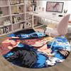 1pc S-Sanji  Carpet, Round Rug, Comfortable, Suitable for Entryways, Living Rooms, Office, And Bedrooms, Christmas Decoration