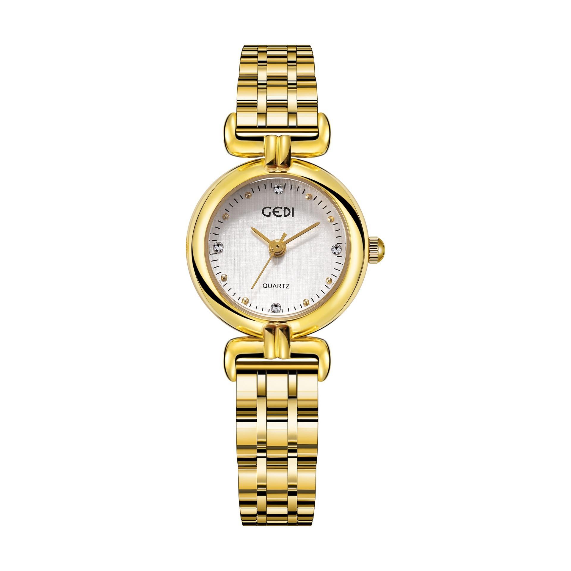 

Cloth Surface Women S Watch Niche High-End Sense Medieval Watch Women S Waterproof Stainless Steel Quartz Watch