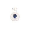 London Blue Topaz Gemstone 925 Sterling Silver Jewelry Handcrafted Pendant 1.4" PP-57-1