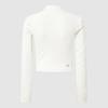 LECOQ Women'S Water Rash Guard Zip-Up - Cream Qr222Sfz61