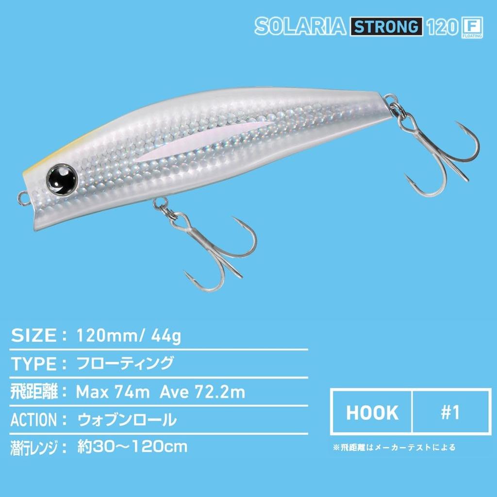 Daiwa Fat Shallow Minnow Morethan Solaria Strong 120F Red Head