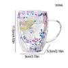 Double Layer Glass Cups High Borosilicate Milk Coffee Cups Christmas Cups Quicksand Double Wall Coffee Mug Water Bottle