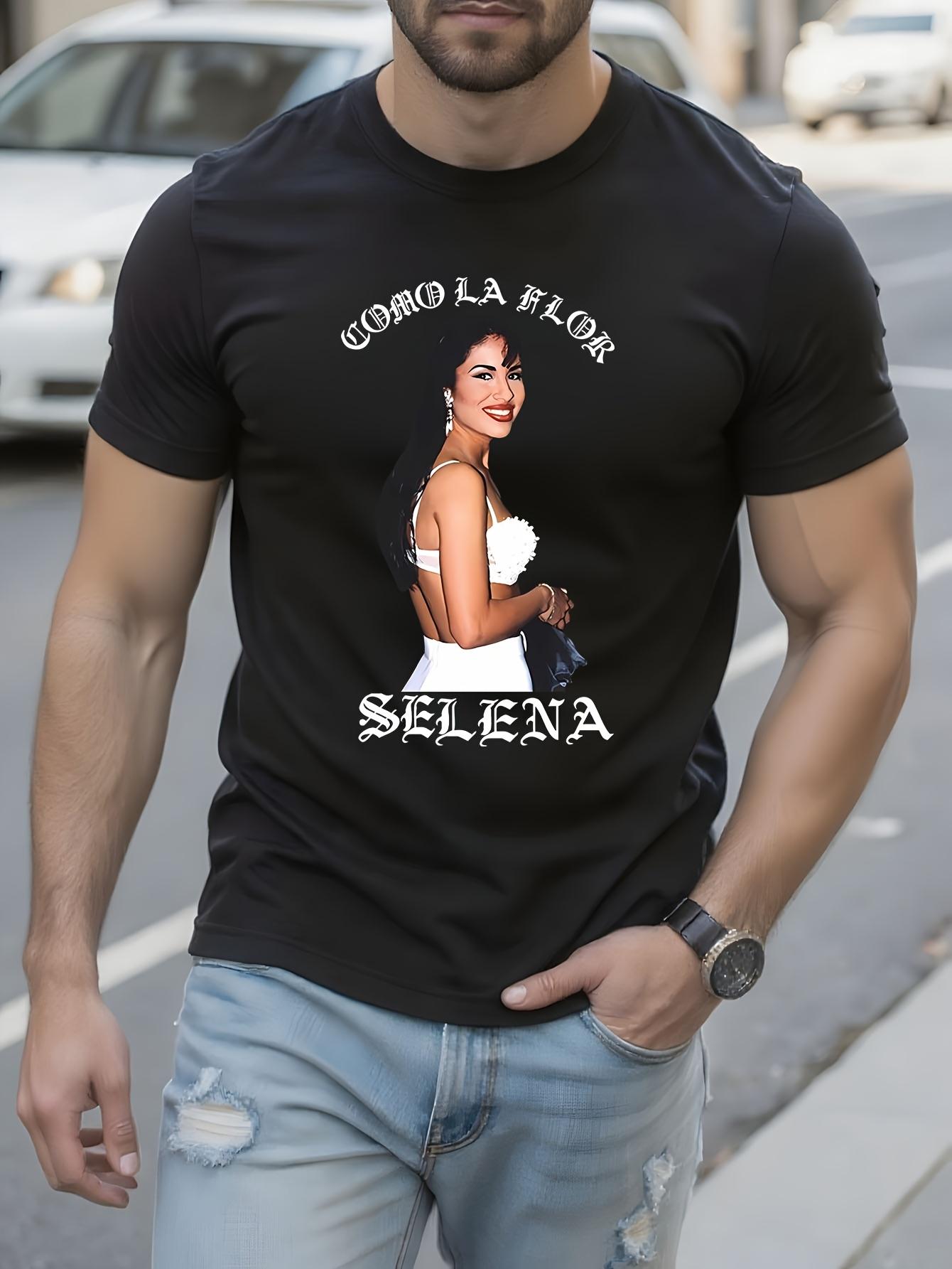 Casual Cotton Tshirt Featuring Selena Quintanilla S