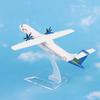 1Pc 16Cm Fk50 Atr Plane Airplane Model Aircraft Model Diecast Metal 1/400 Scale Planes Alloy Airplane Model Collection Gift Toy
