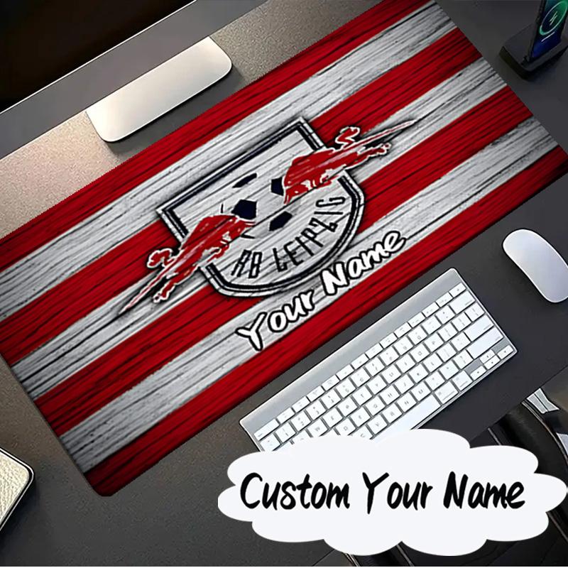 Custom Name Mouse pad Leipzig Soccer Crest Mouse pad, Gaming Mouse Pad, keyboard pad, Desk Decor for computer notebook Fan Birthday Gift