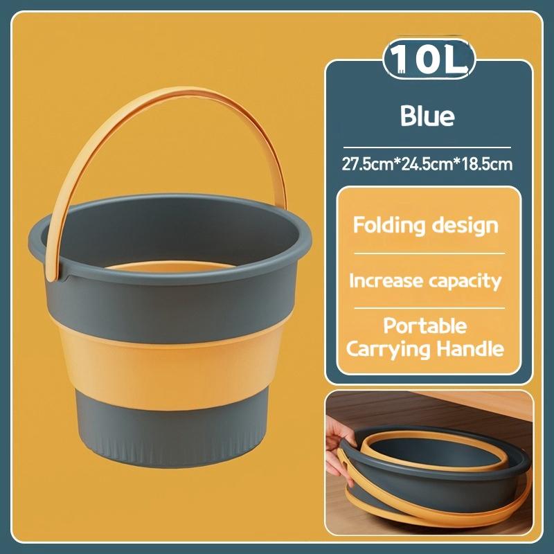 5L/10L/17L Portable Bucket Water Storage Bag Storage Bag Waterproof Water Bag Fishing Folding Bucket Portable Sink Mop Bucket