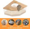 Hamster Bathroom House Small Pet Bath Container Hamster Anti-Spill Sand Bath Shower Room Toilet Pet Anti-Spill Bathtub Box