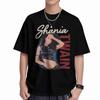 Shania Twain Tour Short Sleeve Tee 100 Cotton Tshirt