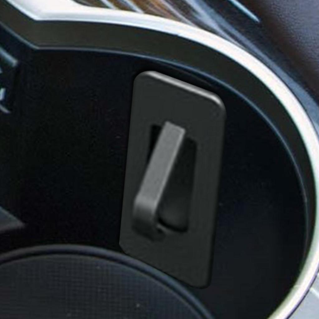 Car Cup Holder Limiter Fixing Clip 6pcs Self-adhesive Auto Water Cup Slot Limit Pad Car Bottle Console Slot Slip Limiter